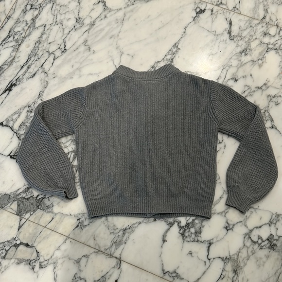 Grey Knit Cardigan - Picture 3 of 5